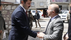 VALİ DR. OSMAN VAROL, DİYADİN'DE BİR DİZİ ZİYARET GERÇEKLEŞTİRDİ