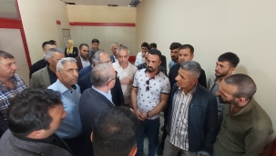 AK PARTİ HEYETİ GÜNÜBİRLİKÇİLER İLE GÜMRÜKTE BİR ARAYA GELDİ