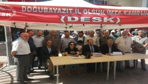 &quot;DOĞUBAYAZIT İL OLSUN&quot; İMZA KAMPANYASINA 10 BİNLERCE İMZA DESTEĞİ