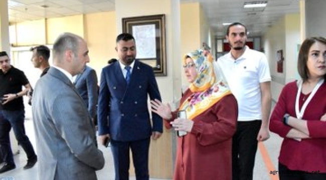 DOĞUBAYAZIT KAYMAKAMI EKİNCİ, SAĞLIK HİZMETLERİNİ DENETLİYOR