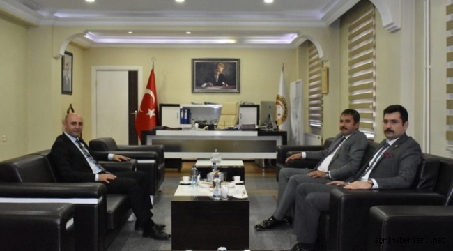  DOĞUBAYAZIT KAYMAKAMI MURAT EKİNCİ'YE HOŞ GELDİNİZ ZİYARETLERİ