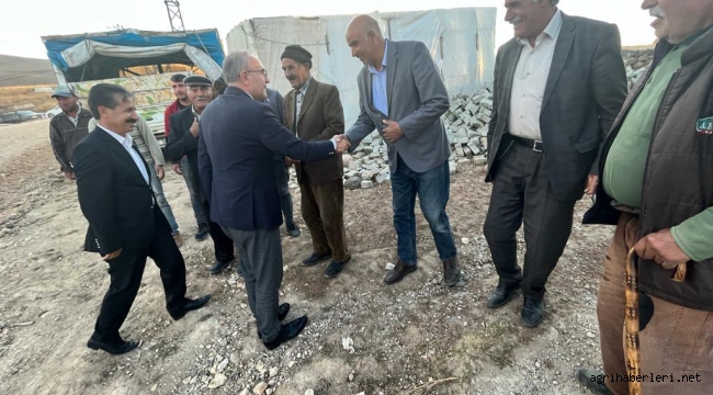 Ağrı İl Başkanı Özyolcu, Diyadin'de Vatandaşlar ile Bir Arada