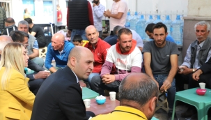 DOĞUBAYAZIT KAYMAKAMI ÇARŞIDA VATANDAŞLARIN SORUNLARINI DİNLEDİ