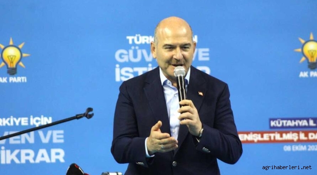  İÇİŞLERİ BAKANI SÜLEYMAN SOYLU:   AYAKLARINI KIRIN
