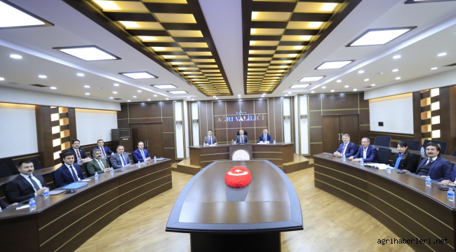 İSTANBUL'DAKİ AĞRI TANITIM GÜNLERİ İÇİN TOPLANTI YAPILDI