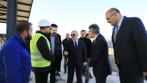 Ağrı Valisi Varol ve Ağrı Belediye Başkanı Sayan, Ahırlar Projesi İnşaat Alanında İncelemede Bulundular