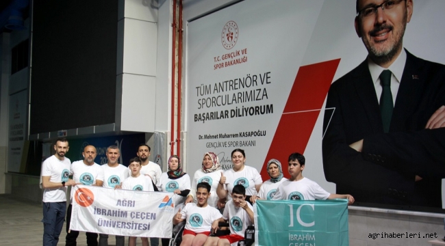 AİÇÜ ŞAMPİYONLARINI REKTÖR KARABULUT TEBRİK ETTİ