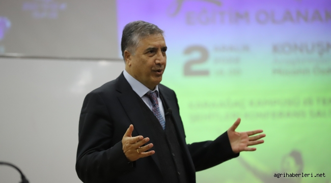 Araştırmacı Yazar Hun, Iğdır Üniversitesinde Yurt Dışındaki Eğitim Olanaklarını Anlattı