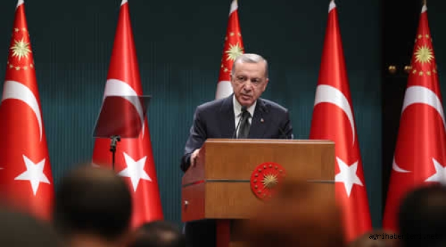  Erdoğan, "Türkiye Yüzyılı ile evlatlarımızı nesillerin özlemi olan güvenlik ve refah seviyesine çıkarmak istiyoruz"