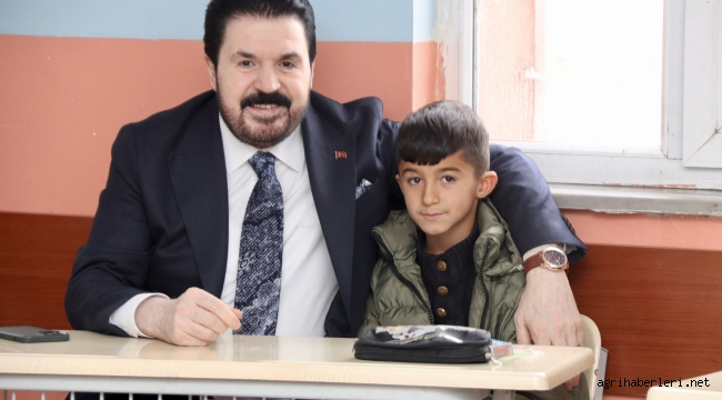 BAŞKAN SAYAN VE VALİ VAROL, KÖY OKULLARINI ZİYARET ETTİ
