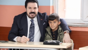 BAŞKAN SAYAN VE VALİ VAROL, KÖY OKULLARINI ZİYARET ETTİ