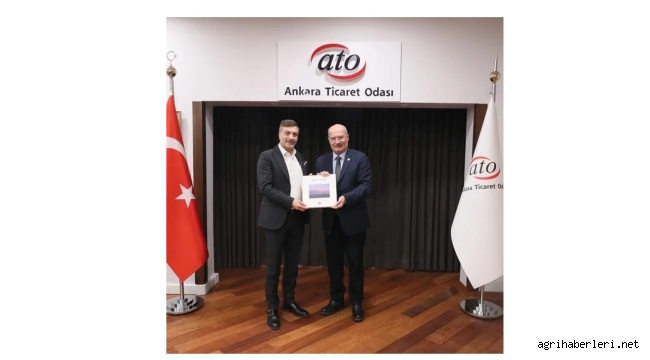 ATO BAŞKANI BARAN'A DTSO BAŞKANI CAN'DAN ZİYARET