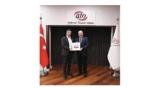 ATO BAŞKANI BARAN'A DTSO BAŞKANI CAN'DAN ZİYARET