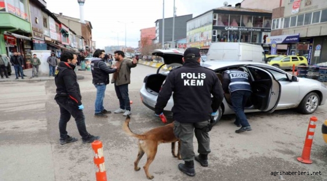 AĞRI'DA UYUŞTURUCUYA GEÇİT YOK