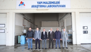 AİÇÜ'de Yapı Malzemeleri Araştırma Laboratuvarı Açıldı