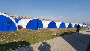 Başkan Savcı Sayan'ın Ağrı Çadır Kent projesi tamamlandı