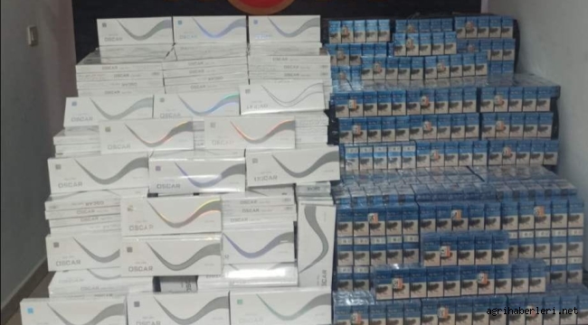 AĞRI'DA UYUŞTURUCU VE SİGARAYA GEÇİT YOK