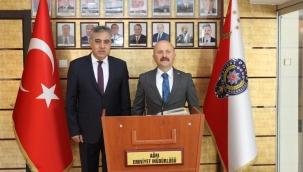 Vali Varol'dan Emniyet Müdürü Aydın'a  İade-i Ziyaret