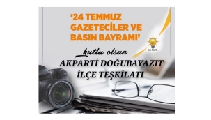 BAŞKAN GEÇİT, GAZETECİLER VE BASIN BAYRAMINI KUTLADI