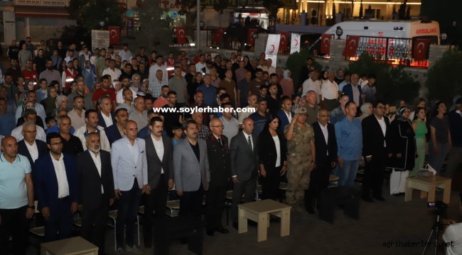 Doğubayazıt'ta "15 Temmuz Demokrasi ve Milli Birlik günü" 7. Yıldönümü Etkinlikler İle Kutlandı