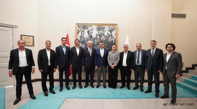 MİLLETVEKİLİ KİLERCİ VE AĞRI HEYETİ AĞRI'NIN SORUNLARINI ANKARA'YA TAŞIDI