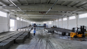 Ağrı Kilit Parke Bordür Taş Fabrikası Seri Üretime Başladı