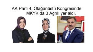 AK PARTİ MKYK'DA AĞRILI'LAR 