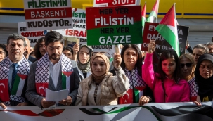 AK Parti Ağrı İl Gençlik Kolları Başkanlığından Filistin'de Zulme Dur De