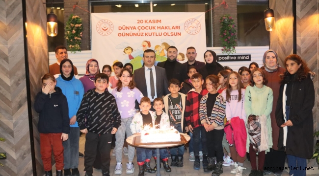 SED hizmetinden yararlanan çocuklara Ağrı'da program düzenlendi 