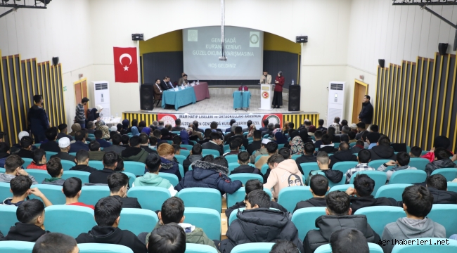 Ağrı'da Genç Sada Kur'an-ı Kerim'i Güzel Okuma Yarışması'nın il finali yapıldı