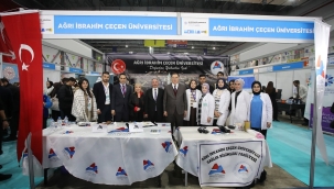 AİÇÜ Kuzeydoğu Anadolu Kariyer Fuarı'na Katıldı