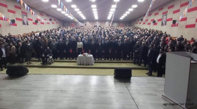 AK Parti Ağrı İl Danışma Meclisi Toplantısı Büyük Bir Coşkuyla Gerçekleşti.