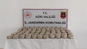 Doğubayazıt'ta Jandarma Yaptığı Çalışmalar İle Uyuşturucuya Geçit Vermiyor 