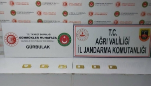 DOĞUBAYAZIT'TA AYAKKABI İÇERİSİNDE 6 KG KÜLÇE ALTIN YAKALANDI 