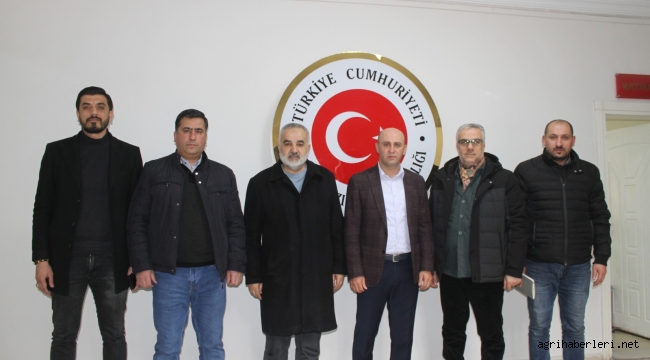 Doğubayazıt Kaymakamı Basın Mensuplarını Makamında Kabul Etti.