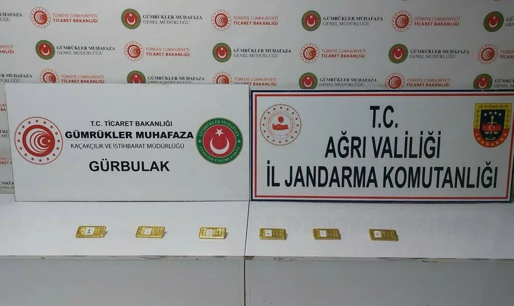 Doğubayazıt'ta 27 Milyon 300 bin TL Değerinde Külçe Altın Ele Geçirildi.