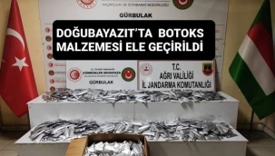 Gürbulak Gümrük Kapısı'nda Botoks Malzemesi Ele Geçirildi 