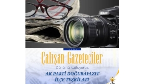 İLÇE BAŞKANI M. SENA GEÇİT'İN 10 OCAK ÇALIŞAN GAZTECİLER GÜNÜ MESAJI