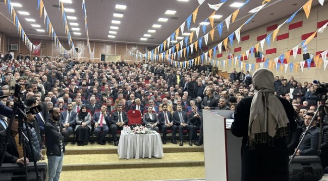 AK PARTİ AĞRI'DA SALONLARA SIĞMADI.