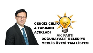 Cengiz Çelik A Takımını Açıkladı