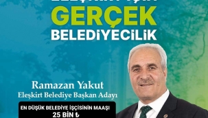 ELEŞKİRT BELEDİYESİNDE İŞÇİ MAAŞI 25 BİN OLDU