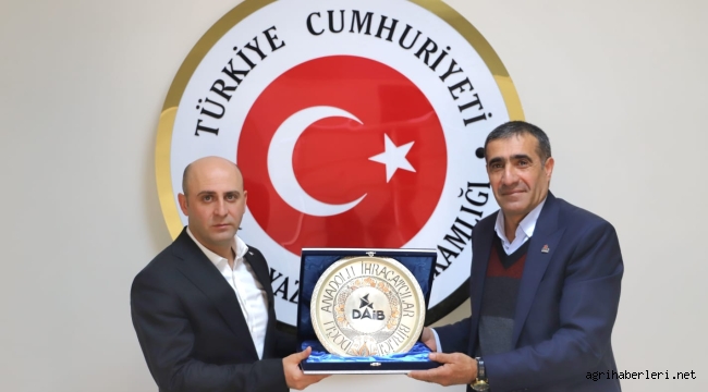  KAYMAKAM EKİNCİ'YE DAİB, GÜMRÜK SORUNLARINI İLETTİ