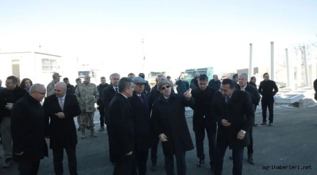  Ticaret Bakan Yrd. Uçarmak, Gürbulak Sınır Kapısını ziyaret etti