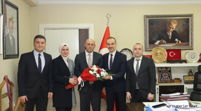 VERGİ HAFTASI'NDA KAYMAKAM EKİNCİ, ZİYARET EDİLDİ