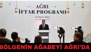 Cumhurbaşkanı Yardımcısı Cevdet Yılmaz Ağrı'da.