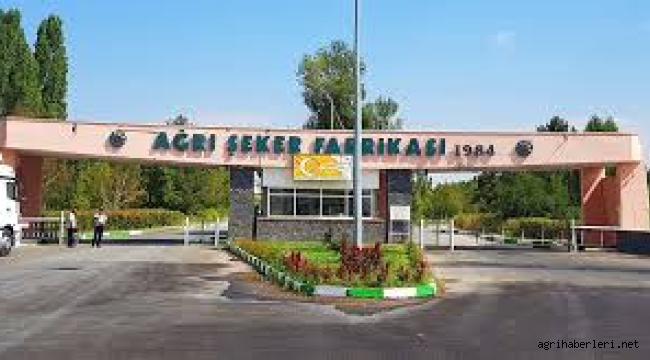 AĞRI ŞEKER FABRİKASI TAŞINMAZIN 66 MİLYON TL İLE SATIŞI ONAYLANDI.