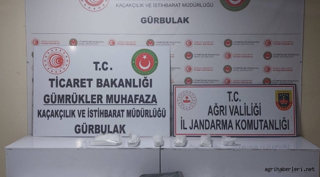 Doğubayazıt Gürbulak Sınır Kapısında uyuşturucu ve sigara ele geçirildi