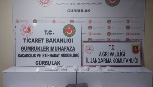 Doğubayazıt Gürbulak Sınır Kapısında uyuşturucu ve sigara ele geçirildi