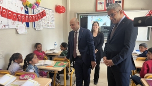 KAYMAKAM EKİNCİ, KÖY OKULUNU ZİYARET ETTİ.