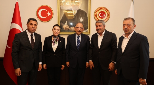 PATNOS HEYETİ MİLLETVEKİLİ KİLERCİ İLE BERABER BAKANLIKLARDA HİZMET PEŞİNDE